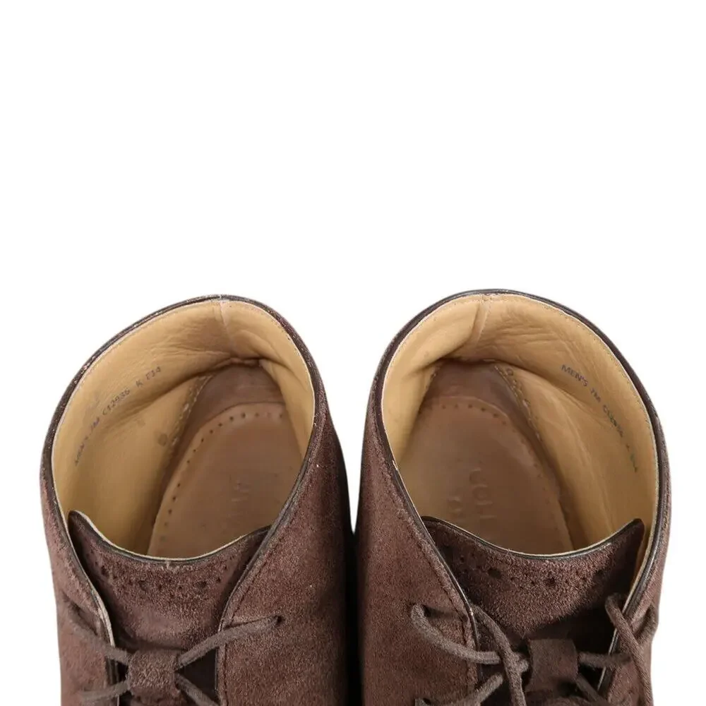 Cole Haan Shoes Mens 7 Boots Dress Chukka Desert Grand Os Brogue Leather Brown